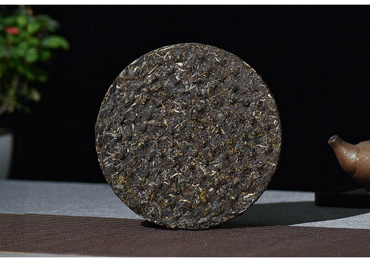 2019 XiaGuan "Wu Xing Zhen Cang" (5 Star Collectible) Iron Cake 357g Puerh Raw Tea Sheng Cha