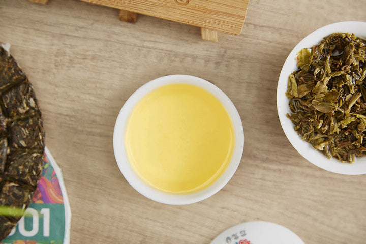 2019 YunYuanGu "Pin Ge 1801" Cake 180g Puerh Raw Tea Sheng Cha