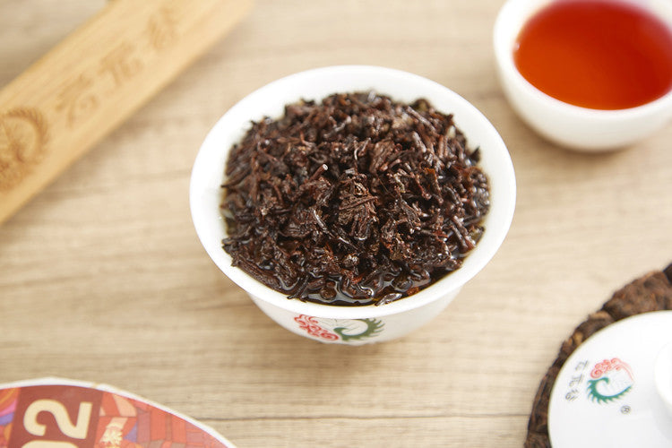 2019 YunYuanGu "Pin Ge 1802" Cake 180g Puerh Ripe Tea Shou Cha