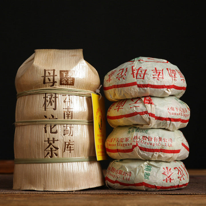 2019 XiaGuan "Mu Shu Tuo Cha" (Mother Tree Tuocha) Bowl 200g*4pcs Puerh Raw Tea Sheng Cha