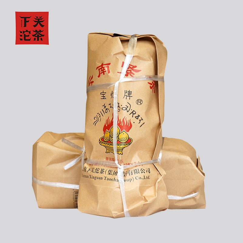 2019 XiaGuan "Yun Nan Jin Cha" (Mushroom Tuo) 250g*3pcs Puerh Raw Tea Sheng Cha