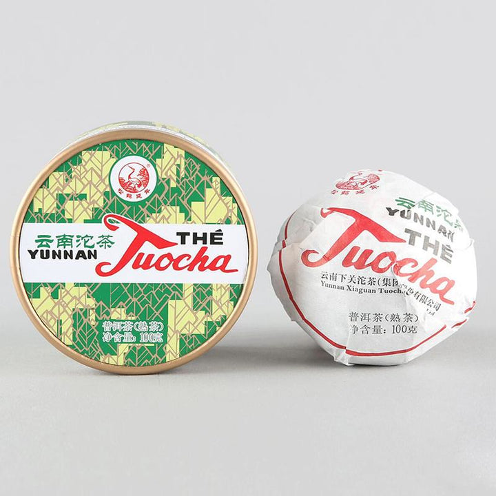2019 XiaGuan "Xiao Fa Tuo"  100g Puerh Ripe Tea Shou Cha
