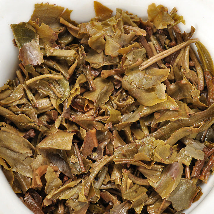 2012 XiaGuan "Jing Mai Gu Shu" (Jingmai Old Tree) Cake 400g Puerh Sheng Cha Raw Tea