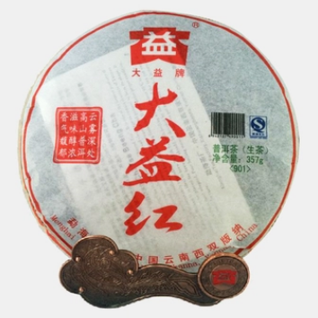 2009 DaYi "Da Yi Hong" (Red TAE) Cake 357g Puerh Sheng Cha Raw Tea