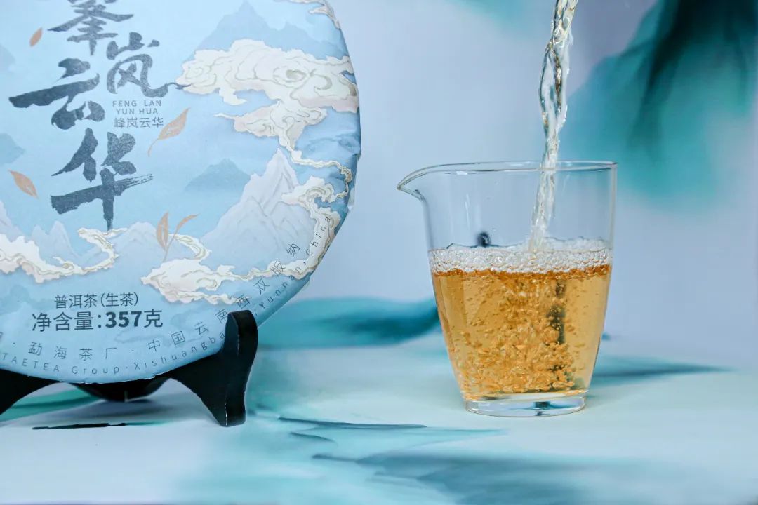 2024 DaYi "Feng Lan Yun Hua" (High Mountain Mist Great Tea) Cake 357g Puerh Sheng Cha Raw Tea