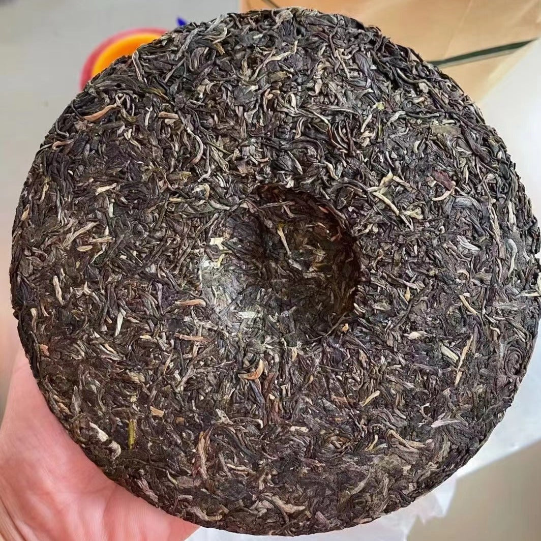 2022 DaYi "Long Zhu" (Dragon Pillar) Cake 357g Puerh Sheng Cha Raw Tea
