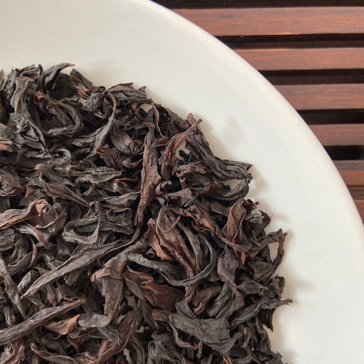 Spring "Tie Luo Han" (TieLuoHan, Mislabeled as DaHongPao) Medium-Heavy Roasted A++++ Grade Wuyi Yancha, Rock / Cliff Oolong Tea