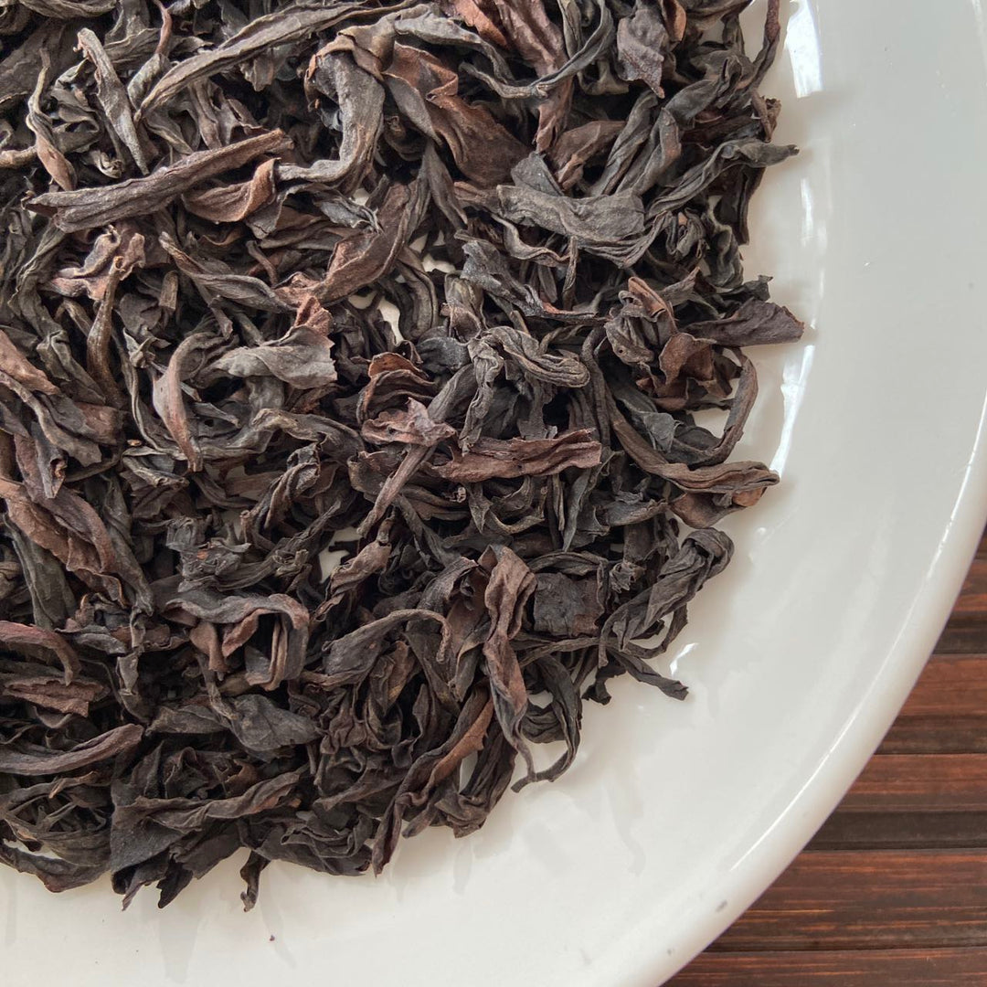 Spring "Tie Luo Han" (TieLuoHan, Mislabeled as DaHongPao) Medium-Heavy Roasted A++++ Grade Wuyi Yancha, Rock / Cliff Oolong Tea
