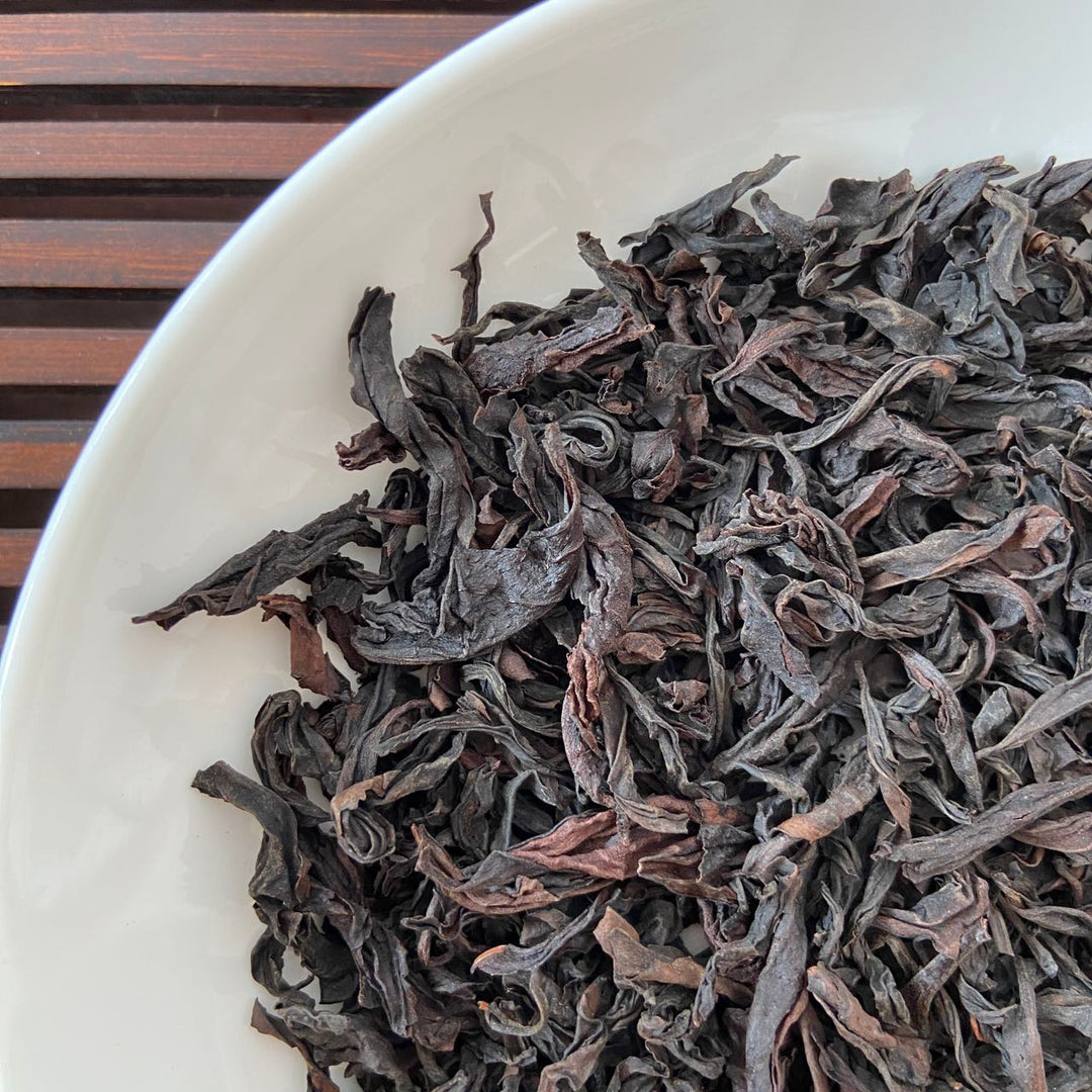 Spring "Tie Luo Han" (TieLuoHan, Mislabeled as DaHongPao) Medium-Heavy Roasted A++++ Grade Wuyi Yancha, Rock / Cliff Oolong Tea