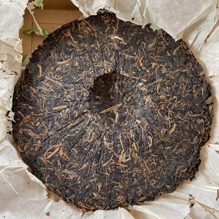 2004 LiMing "Ban Zhang - Gu Qiao Mu" (Banzhang - Ancient Arbor Tree) Cake 357g Puerh Raw Tea Sheng Cha