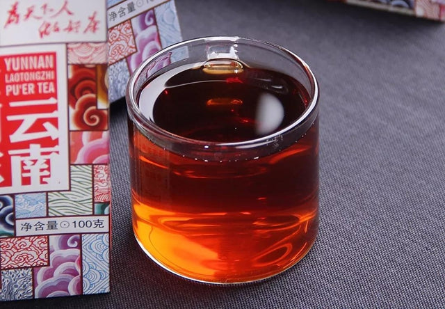 2018 LaoTongZhi Loose Leaf 100g Puerh Ripe Tea Shou Cha