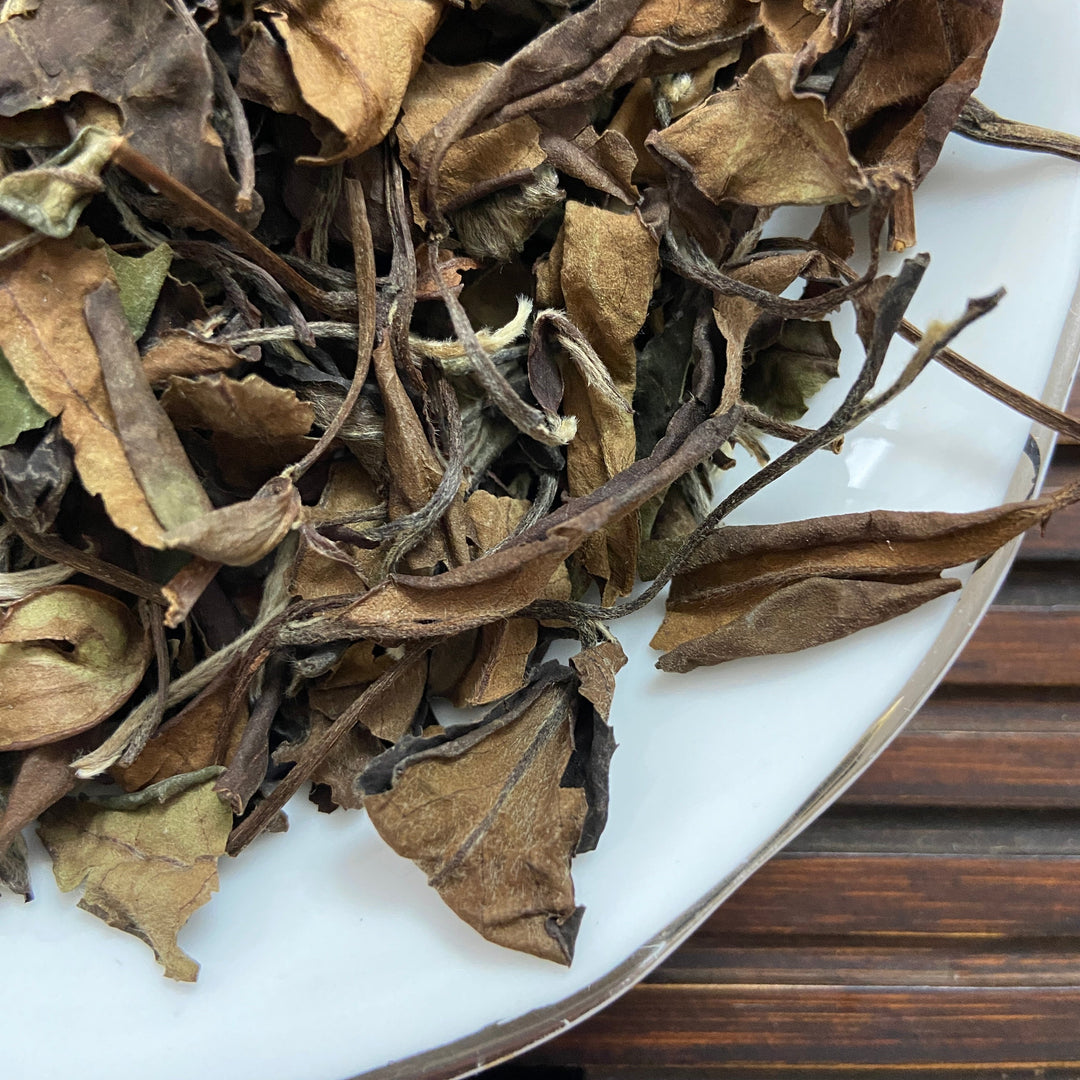 2017 Autumn White Tea "Shou Mei" (Shoumei) A+++ Grade, Loose Leaf Tea, Fuding BaiCha, Fujian Province.