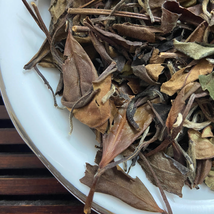 2017 Autumn White Tea "Shou Mei" (Shoumei) A+++ Grade, Loose Leaf Tea, Fuding BaiCha, Fujian Province.