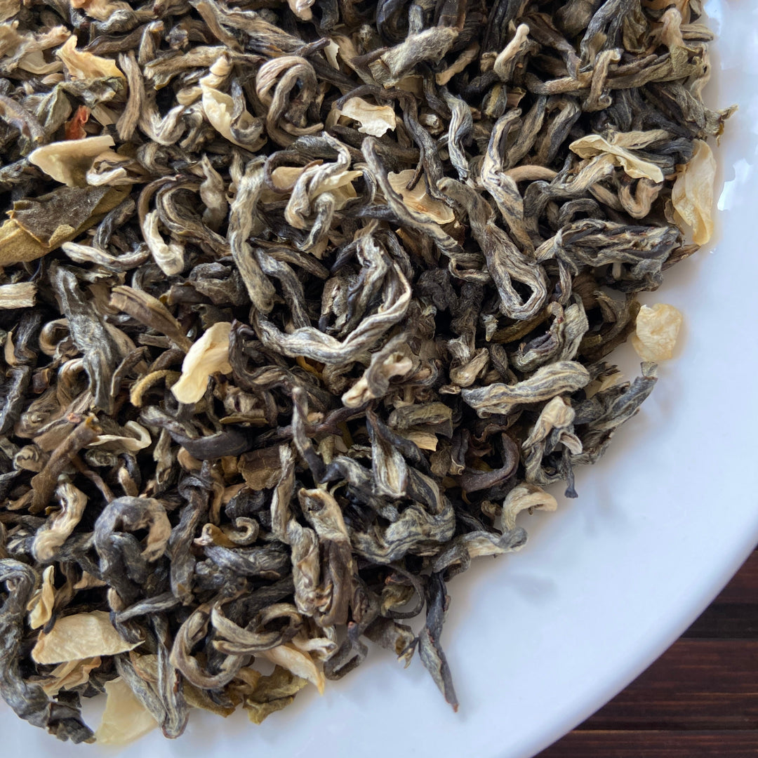 2022  "Mo Li Hua Cha" (Jasmine Flower - Green Tea) A+ Grade, GuangXi Province.