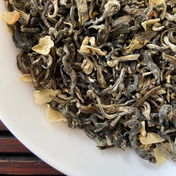 2022  "Mo Li Hua Cha" (Jasmine Flower - Green Tea) A+ Grade, GuangXi Province.