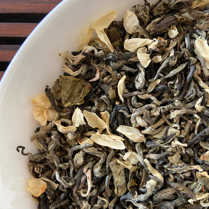 2022  "Mo Li Hua Cha" (Jasmine Flower - Green Tea) A+ Grade, GuangXi Province.