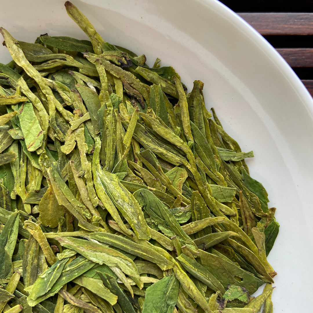 2023 Early Spring "Long Jing" (Dragon Well) A+++ Grade Green Tea, ZheJiang Province.