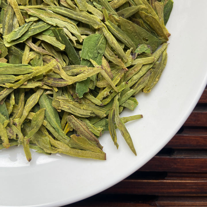 2023 Early Spring "Long Jing" (Dragon Well) A+++ Grade Green Tea, ZheJiang Province.