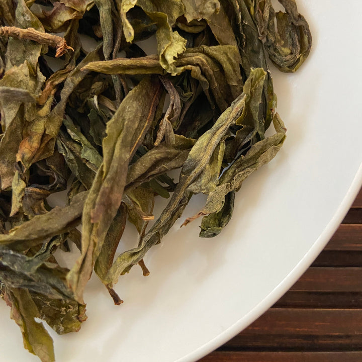 2023 TMK Spring "Yi Wu - Tong Qing He - Gu Shu Huang Pian" (Yiwu Tongqinghe - Old Tree Yellow Leaf) Loose Leaf Puerh Raw Tea Sheng Cha
