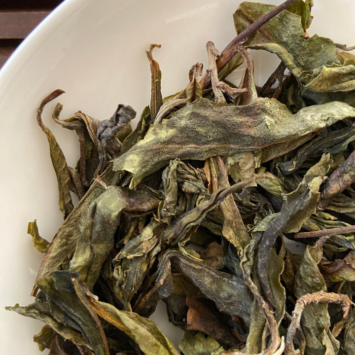 2023 TMK Spring "Yi Wu - Tong Qing He - Gu Shu Huang Pian" (Yiwu Tongqinghe - Old Tree Yellow Leaf) Loose Leaf Puerh Raw Tea Sheng Cha