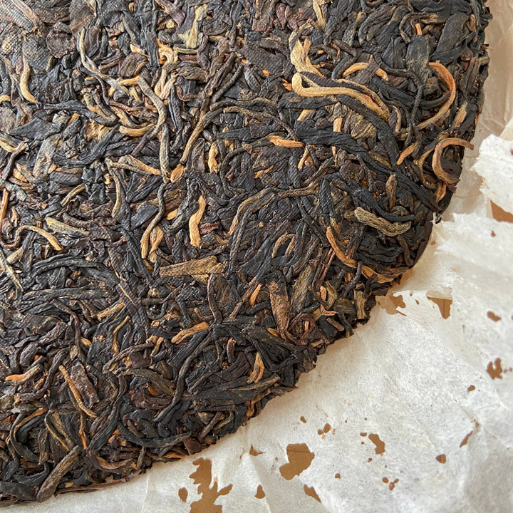 2008 PuWen "Nong Fu Hao" (Farmer) Cake 357g Puerh Raw Tea Sheng Cha - YunYa