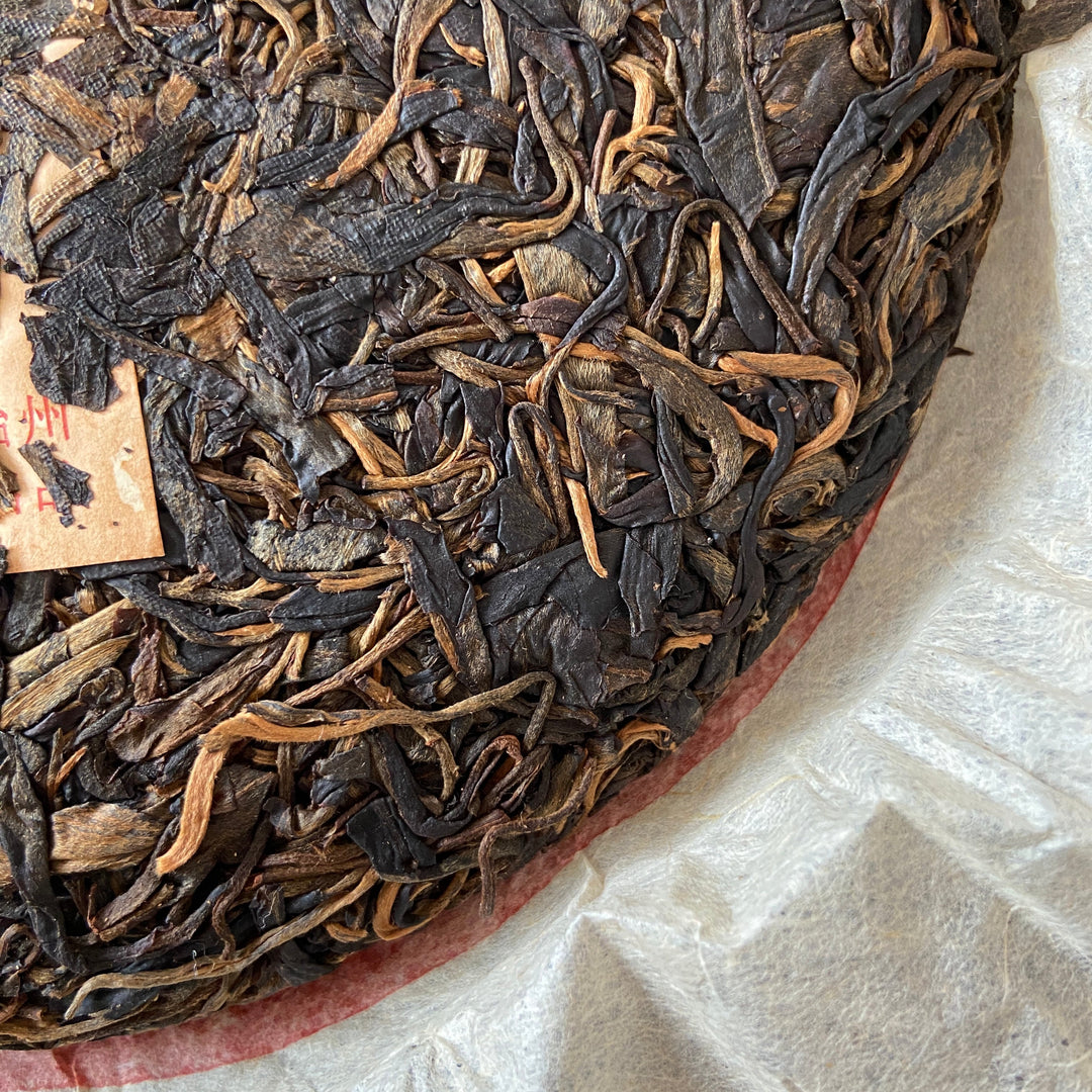 2005 FuHai "Yi Wu Zheng Shan - Ye Sheng Cha" (Yiwu Mountain - Wild Tea) Cake 357g Puerh Raw Tea Sheng Cha