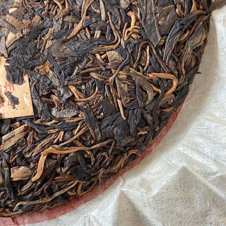 2005 FuHai "Yi Wu Zheng Shan - Ye Sheng Cha" (Yiwu Mountain - Wild Tea) Cake 357g Puerh Raw Tea Sheng Cha