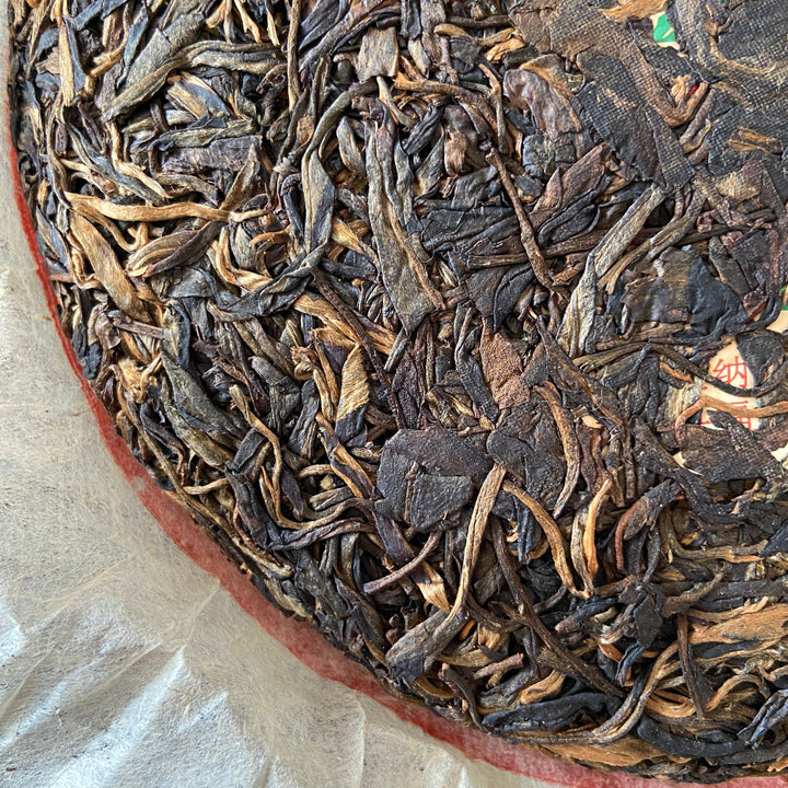 2005 FuHai "Yi Wu Zheng Shan - Ye Sheng Cha" (Yiwu Mountain - Wild Tea) Cake 357g Puerh Raw Tea Sheng Cha