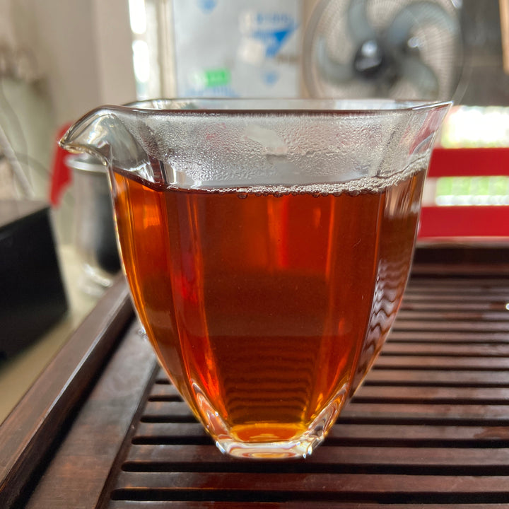 2005 NanQiao "De He Xing - Jia Ji Yin Cha" (DX - 1st Grade Mark) Cake 357g Puerh Raw Tea Sheng Cha, Meng Hai