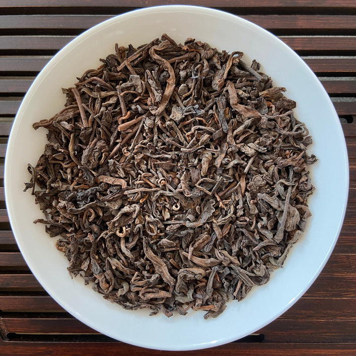 2001 TMK "San Ji - Meng Hai" (3rd Grade - Menghai) Loose Leaf Puerh Ripe Tea Shou Cha