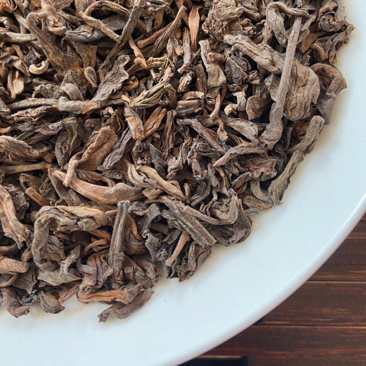 2001 TMK "San Ji - Meng Hai" (3rd Grade - Menghai) Loose Leaf Puerh Ripe Tea Shou Cha