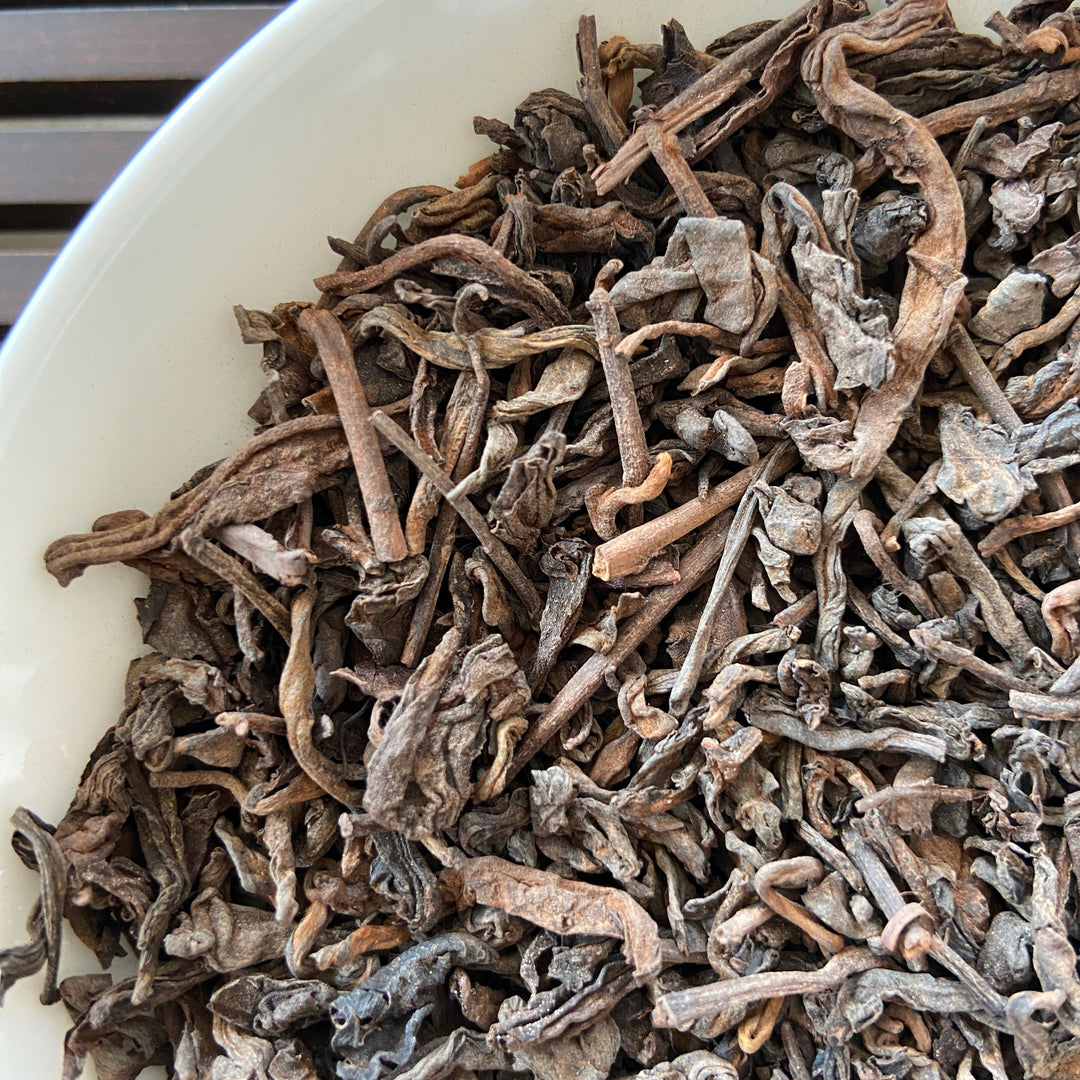 2001 TMK "San Ji - Meng Hai" (3rd Grade - Menghai) Loose Leaf Puerh Ripe Tea Shou Cha