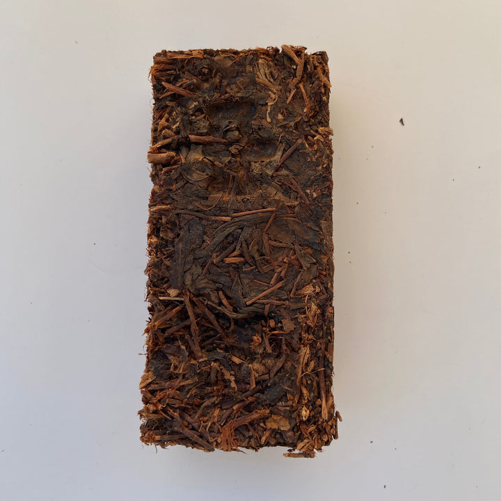 2012 Chuan "Qing Zhuan Cha" (Green Brick Tea) 380g Dark Tea, ZhaoLiQiao Tea Factory, Hubei Province