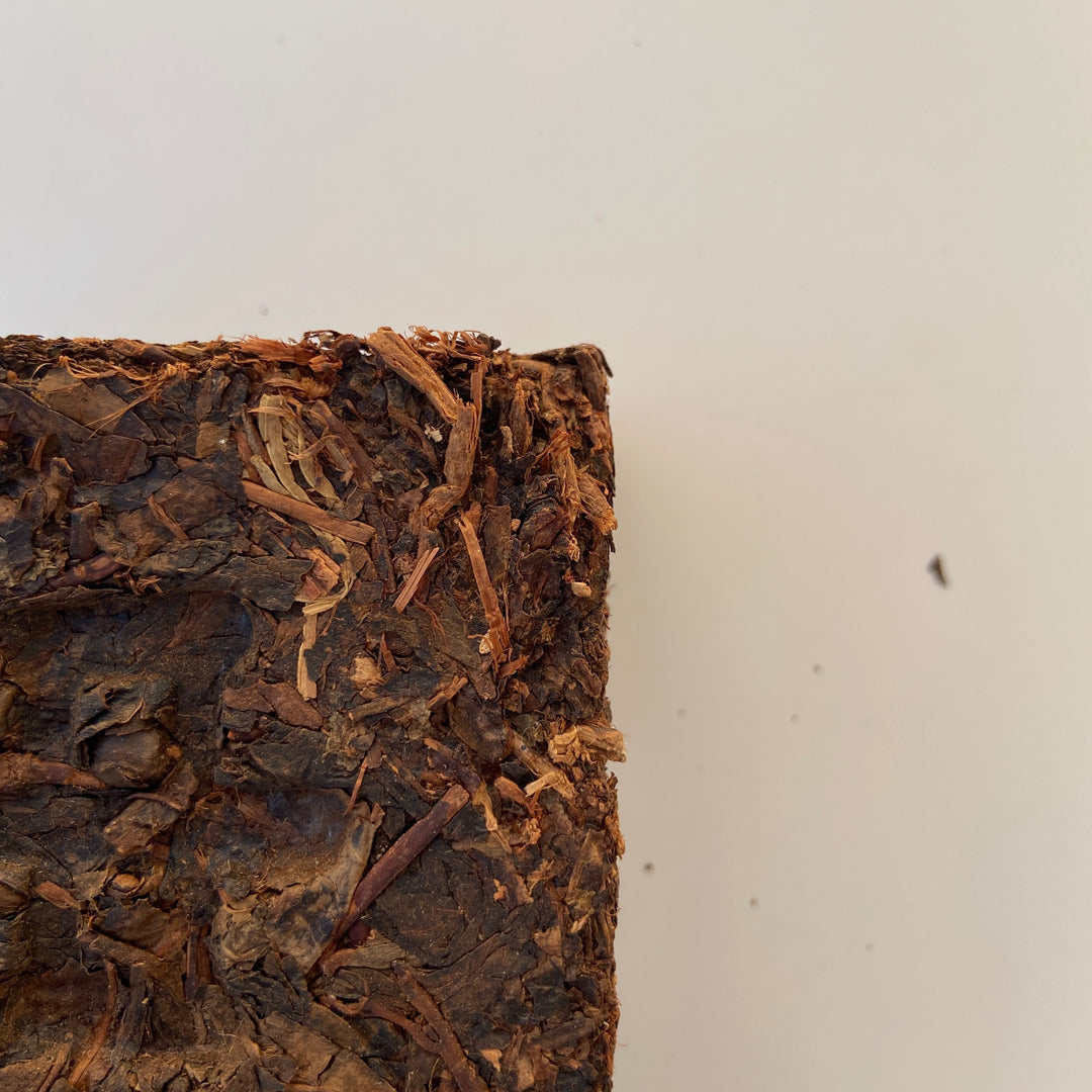 2012 Chuan "Qing Zhuan Cha" (Green Brick Tea) 380g Dark Tea, ZhaoLiQiao Tea Factory, Hubei Province
