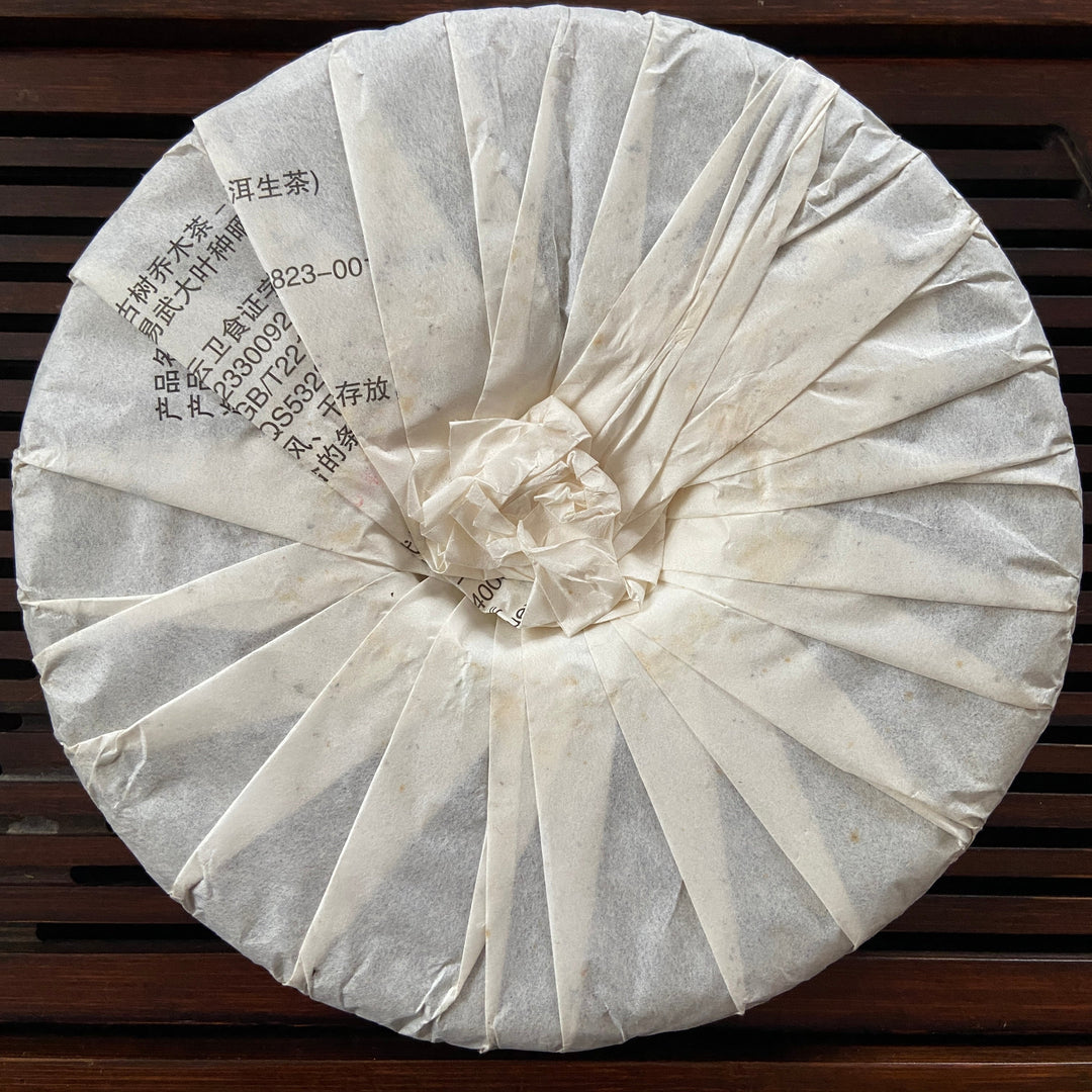 2008 JingLong "She De - Yi Wu Gu Shu" (Not Begrudge - Yiwu Old Tree) Cake 400g Puerh Raw Tea Sheng Cha