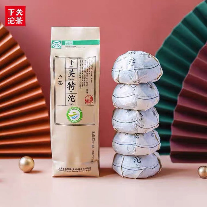2021 XiaGuan "Te Tuo" (Special Tuo) 100g*5=500g Puerh Raw Tea Sheng Cha