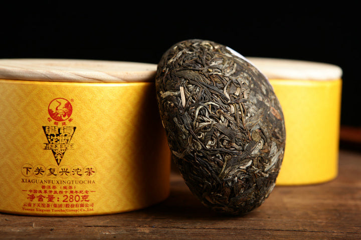2018 XiaGuan "Fu Xing" (Reviving) Tuo 280g Puerh Raw Tea Sheng Cha