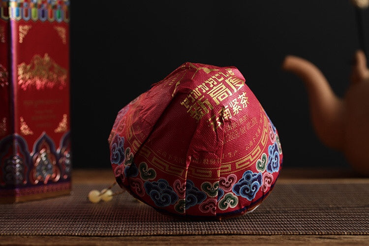 2021 XiaGuan "Xin Gao Du" (New Altitude) Mushroom Tuo 260g Puerh Shou Cha Ripe Tea