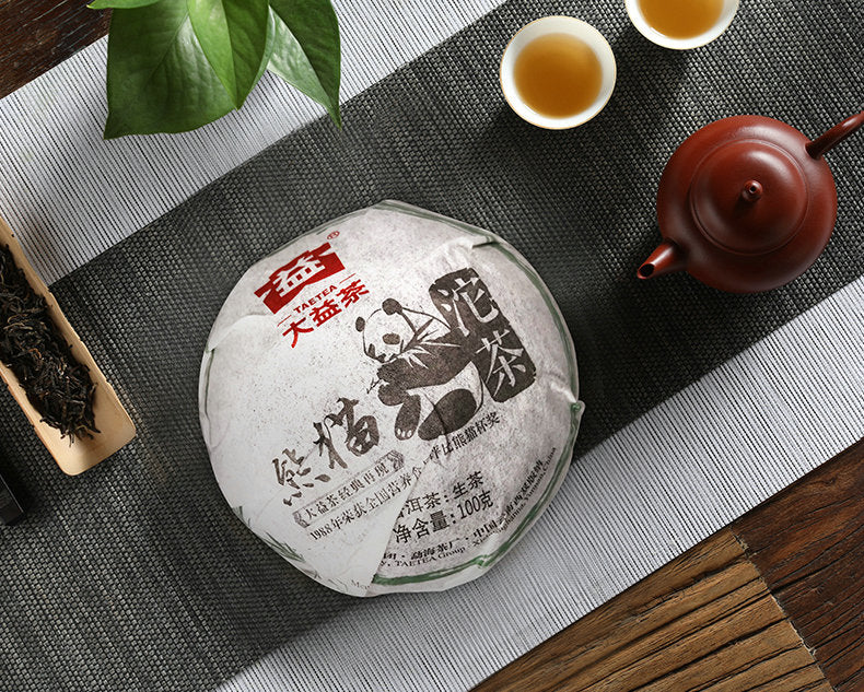 2012 DaYi "Xiong Mao" (Panda) Tuo 100g Puerh Sheng Cha Raw Tea
