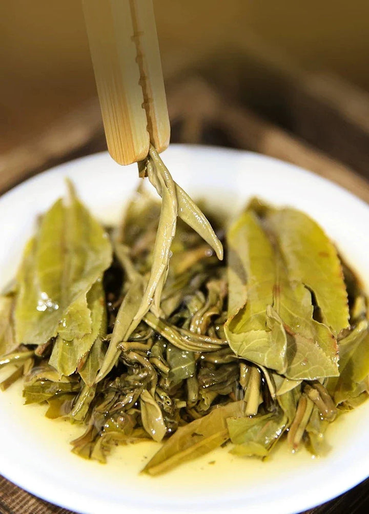 2023 XiaGuan "Te Ji Qing Bing" (Special Grade Green Cake) 357g Puerh Raw Tea Sheng Cha