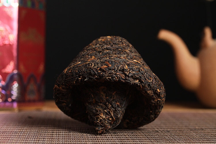 2021 XiaGuan "Xin Gao Du" (New Altitude) Mushroom Tuo 260g Puerh Shou Cha Ripe Tea