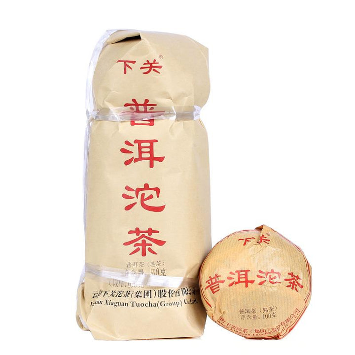 2017 XiaGuan "Xiao Fa" Tuo 100g*5pcs Puerh Ripe Tea Shou Cha