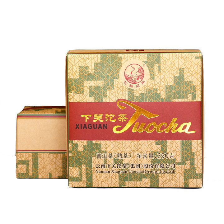 2019 XiaGuan "Xiao Fa Tuo" Boxed 250g Puerh Ripe Tea Shou Cha