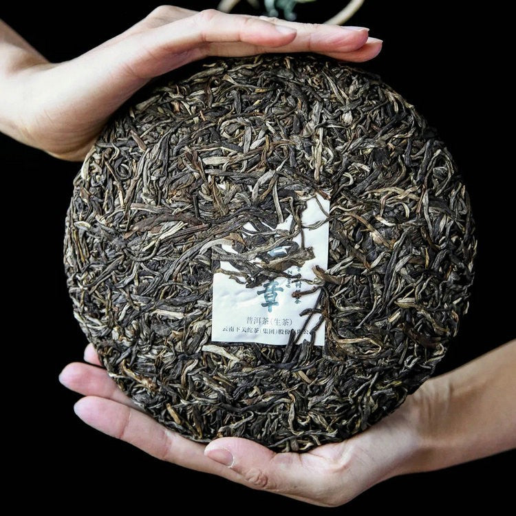 2021 Xiaguan "Hua Zhang" (Gorgeous Chapter - Banzhang Tea Region ) Cake 357g Puerh Raw Tea Sheng Cha