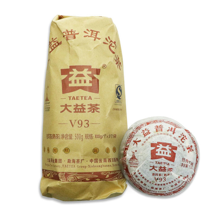 2010 DaYi "V93" Tuo 100g Puerh Shou Cha Ripe Tea