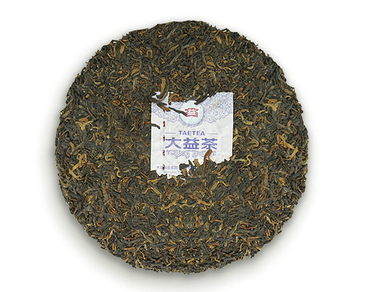 2018 DaYi "Jin Zhen Bai Lian" (Golden Needle White Lotus) Cake 357g Puerh Shou Cha Ripe Tea