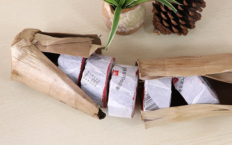2017 XiaGuan "Mei Hua" (Plum) Cake 100g*5pcs Puerh Ripe Tea Shou Cha
