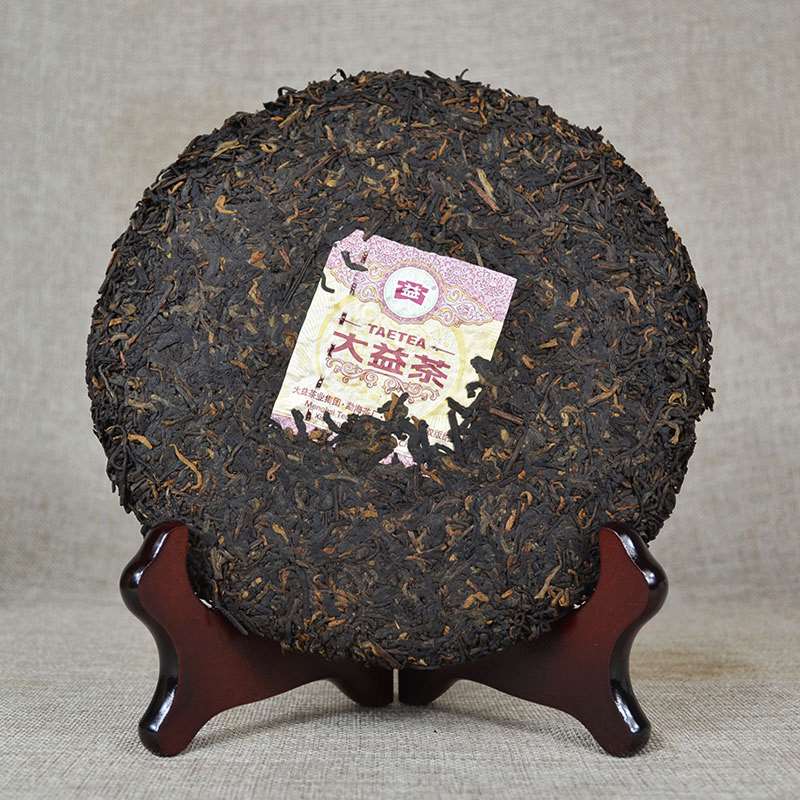 2016 DaYi "Jin Guo" (Golden Fruit) Cake 357g Puerh Shou Cha Ripe Tea