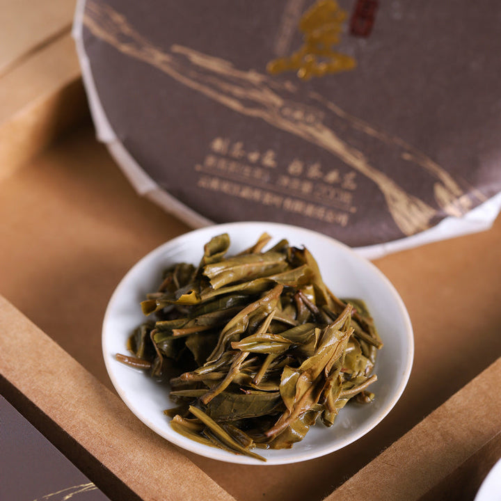 2021 MengKu RongShi "Bing Dao" (Bingdao) Cake 200g Puerh Raw Tea Sheng Cha
