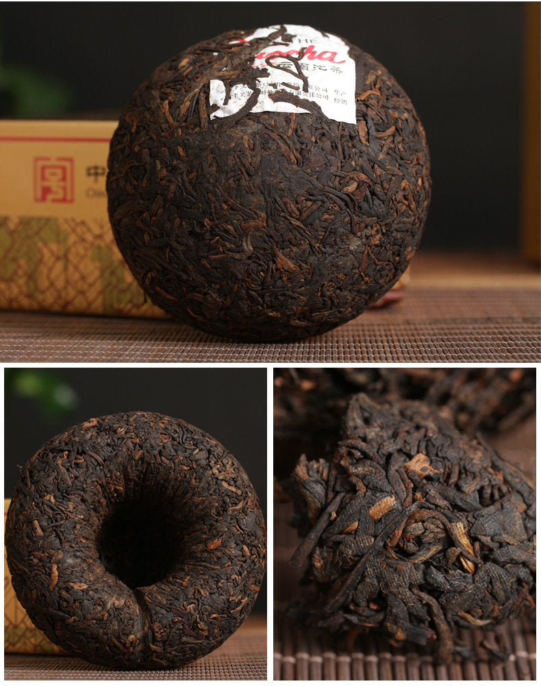 2019 XiaGuan "Xiao Fa - 55th" (Xiaofa -55éme Anniversaire Chine-France) Tuo 250g Puerh Ripe Tea Shou Cha